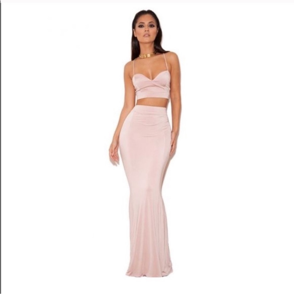 House of CB Sirena Blush two piece set